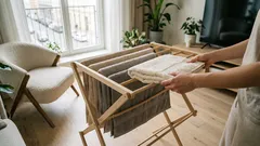 Sušení prádla v malém bytě bez chaosu: 5 chytrých náhrad za klasický sušák