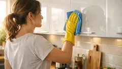 Vyčistěte kuchyňské skříňky od usazenin: domácí prostředek odstraní mastnotu a špínu