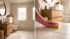 15 minut stačí: jak rychle a bez námahy vyčistit dlaždice v koupelně