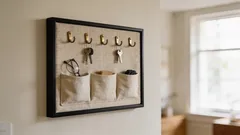 DIY organizér do předsíně z rámu: klíče i drobnosti máte za 60 minut pod kontrolou