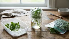 Jak skladovat bylinky v lednici, aby vydržely o týden déle