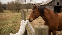 Kočka ve stáji: teplo, myši a překvapivě klidné soužití s koněm